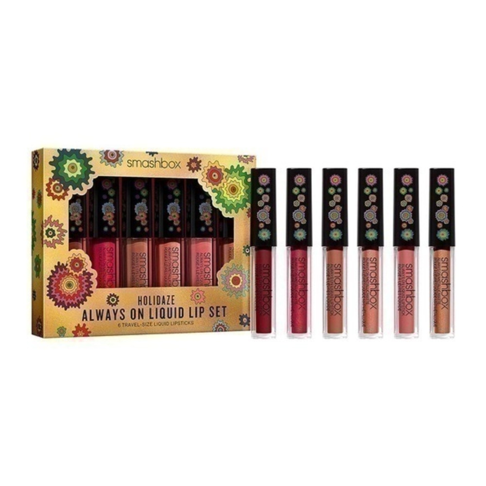 SMASHBOX 6-PIECE TRAVEL SIZE LIQUID LIP SET❗️